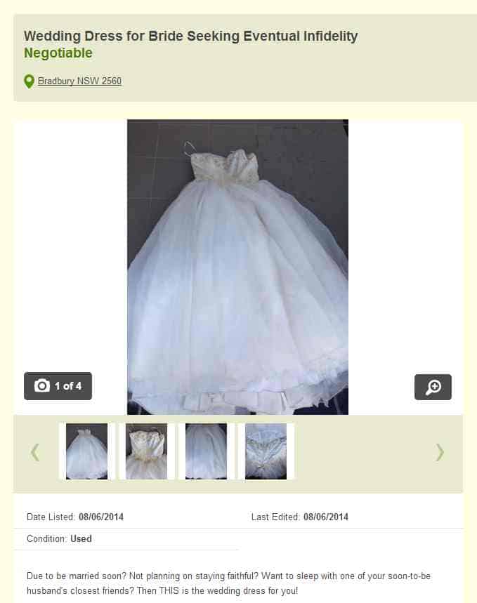 Wedding Dress Ad