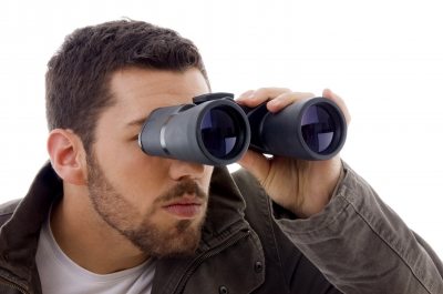 Man With Binoculars